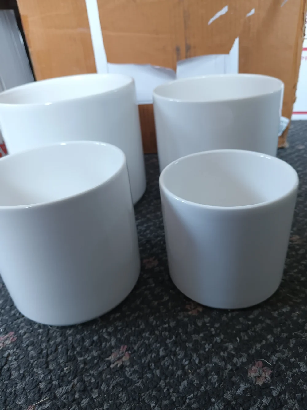 Set Of 4 M. Kamenstein Ceramic Canister